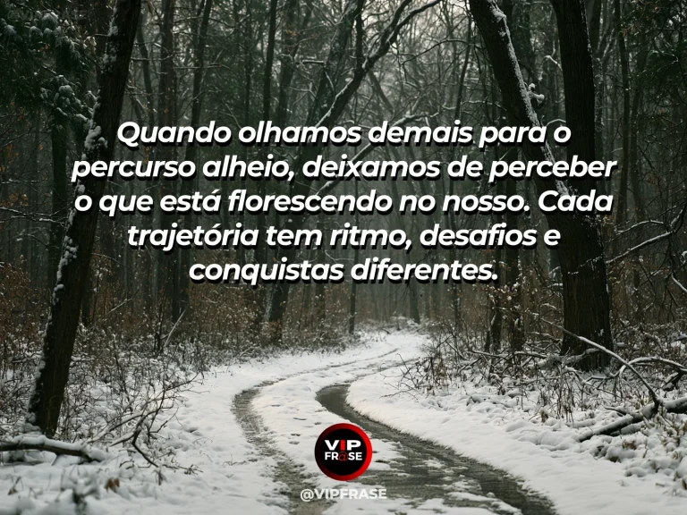 Mensagem reflexiva sobre autoestima, com várias trilhas coloridas por flores diferentes seguindo por uma paisagem verde e luminosa.