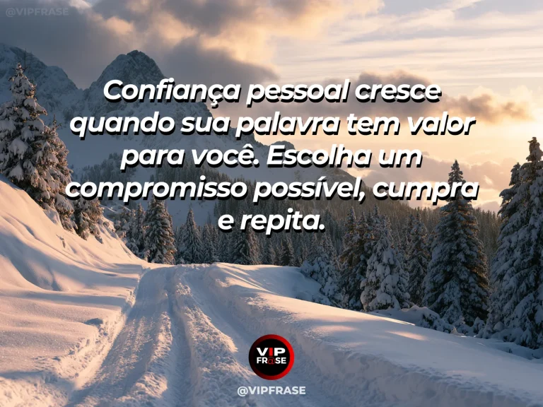 Frase motivacional sobre confiança, com uma pessoa amarrando os tênis antes do amanhecer, pronta para treinar.