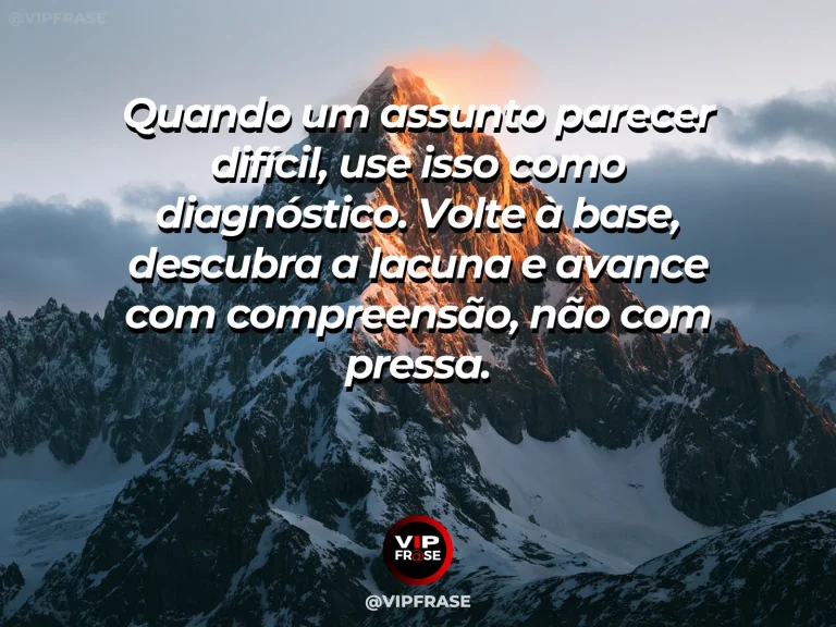 Mensagem motivacional sobre estudo e sabedoria, com uma escada de livros com um degrau sendo reforçado antes da subida.