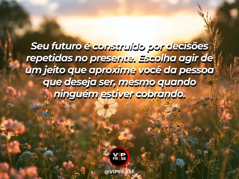 Mensagem motivacional sobre autoestima com horizonte aberto