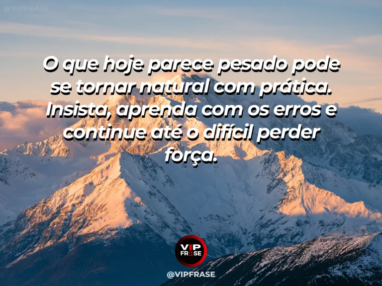 Arte motivacional sobre superação, escalador vencendo uma parede de rocha, com foco no esforço repetido e na evolução.