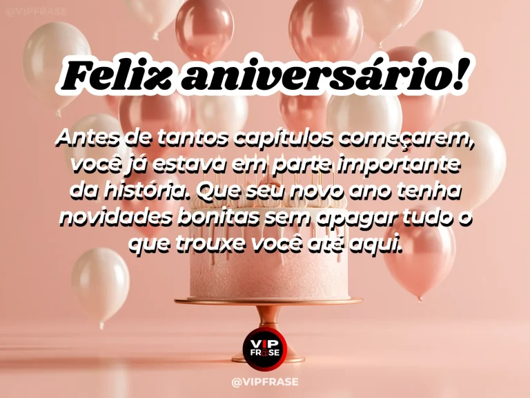 Mensagem de aniversário para irmã sobre passado e novos capítulos, com livro aberto e flores