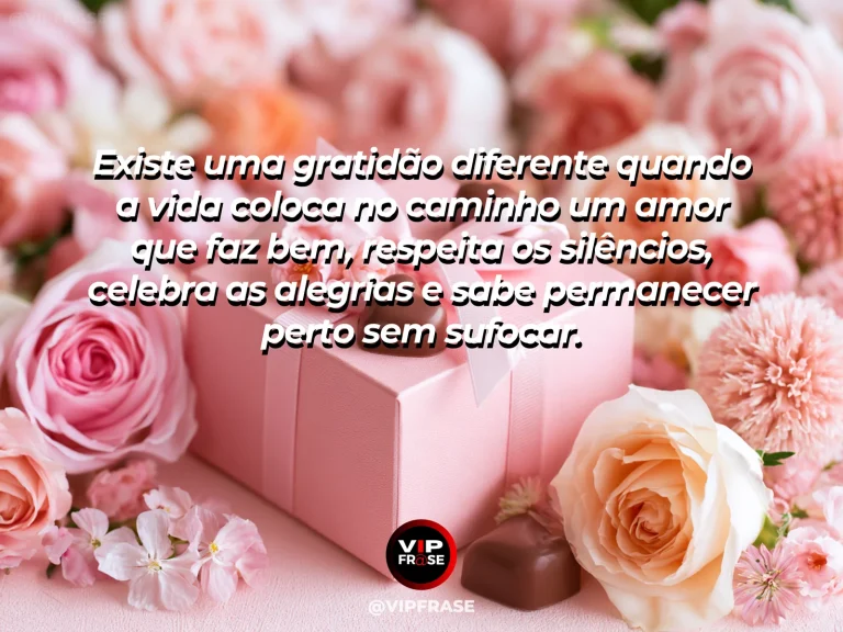 Mensagem de amor e gratidão, com visual luminoso e afetivo.