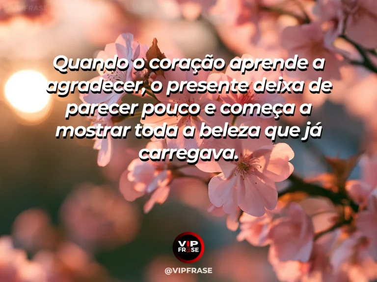 Mensagem de gratidão com cena de flores iluminadas por luz natural em primeiro plano, fundo delicado e atmosfera luminosa