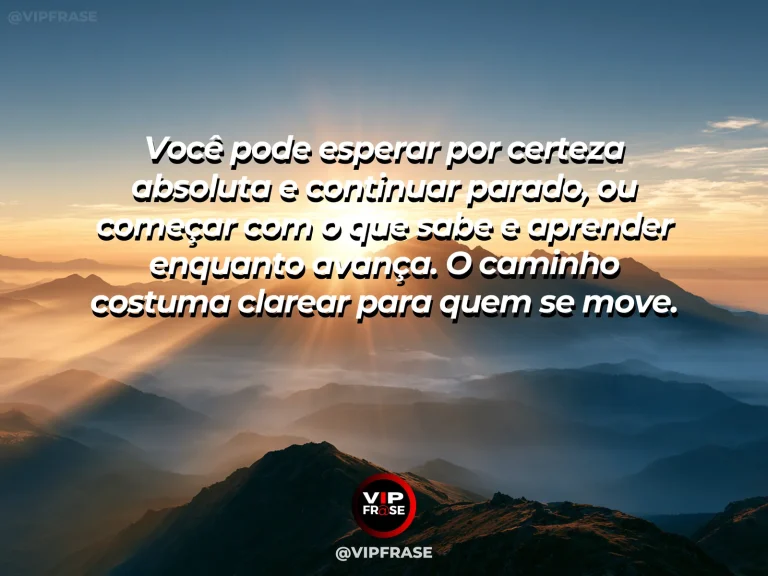Mensagem motivacional sobre coragem com caminho iluminado