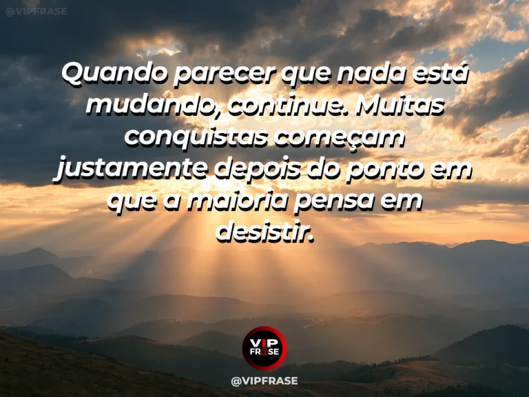 Mensagem motivacional sobre esperança com luz rompendo nuvens escuras sobre montanhas