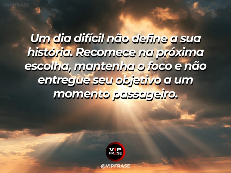 Arte motivacional sobre superação, céu de tempestade se abrindo para a luz sobre uma estrada, sugerindo que um dia ruim é passageiro.