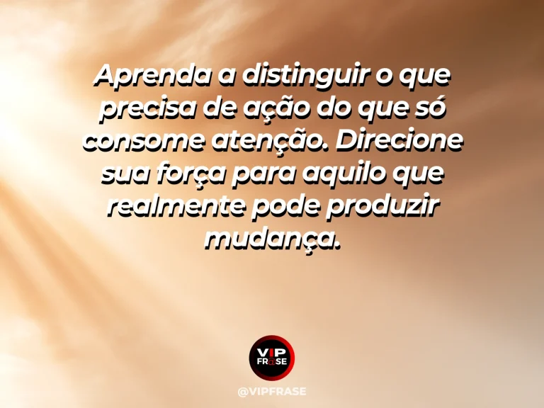 Mensagem motivacional sobre sabedoria e força, com um feixe de luz concentrado em um único ponto enquanto o restante permanece suave.
