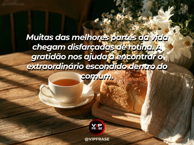 Mensagem de gratidão com cena de cena doméstica cotidiana banhada por luz extraordinária, com detalhes delicados e naturais