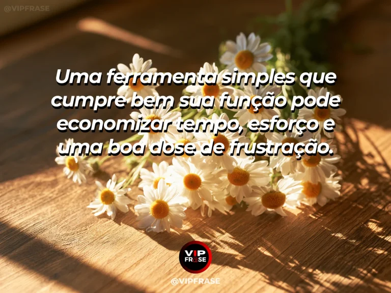 Ferramentas simples bem organizadas sobre bancada iluminada, objeto em uso funcionando perfeitamente, composição limpa e prática