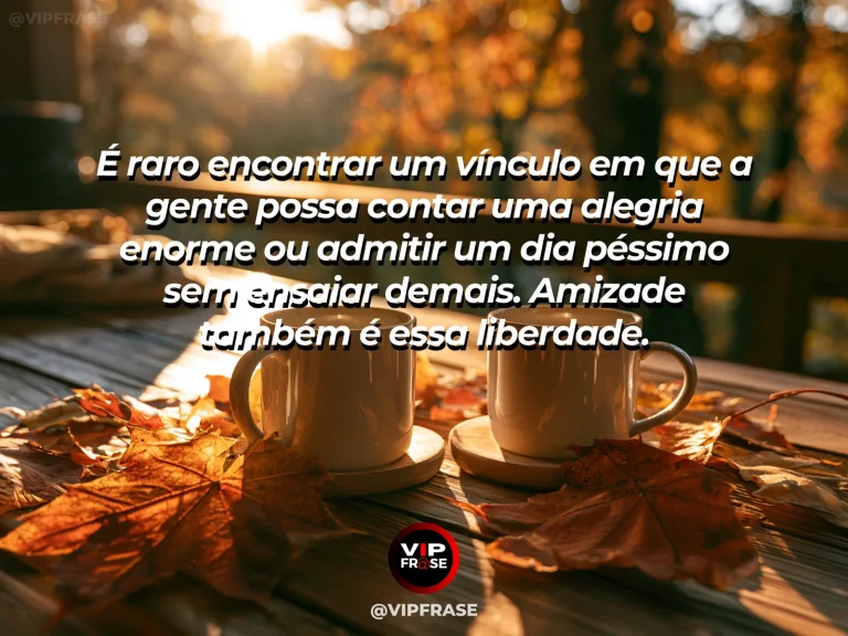 Mensagem sobre amizade, com cena de dois amigos conversando espontaneamente na cozinha, um instante de confiança e liberdade emocional.