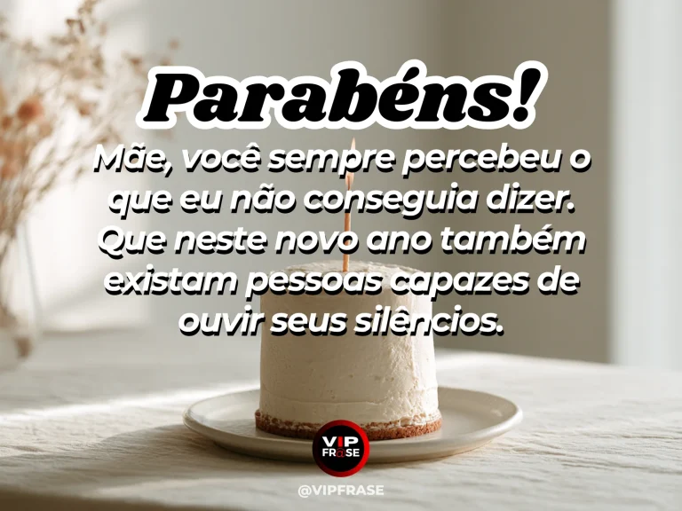 Mensagem de aniversário para mãe sobre escuta e acolhimento, com poltrona junto à janela