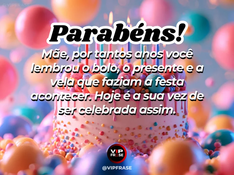 Bolo e presente preparados para celebrar o aniversário da mãe