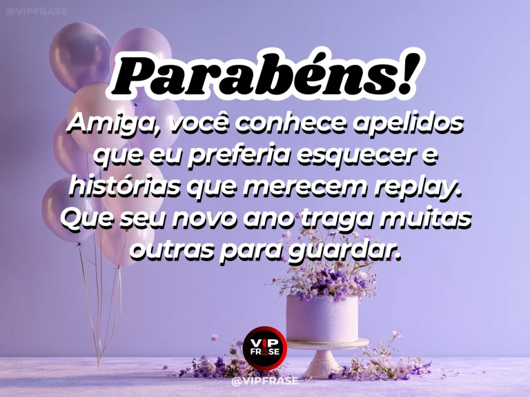 Mensagem de aniversário para amiga de longa data, com amigas revendo lembranças antigas