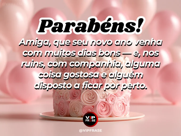 Mensagem de aniversário para amiga sobre conforto, com amigas compartilhando um lanche em casa