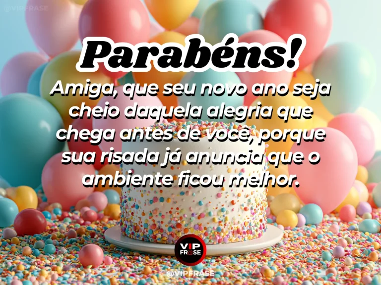 Mensagem de aniversário para amiga de risada contagiante, com amigas rindo em uma comemoração