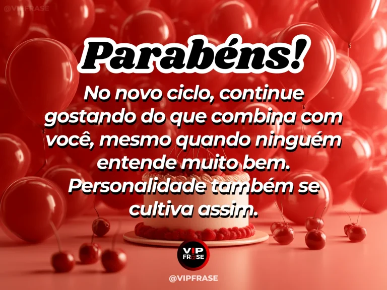 Arte de aniversário sobre autenticidade, com objetos pessoais e composição de estilo singular.