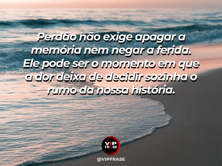 Mensagem reflexiva sobre perdão e libertação emocional, com ambiente claro com cortinas leves e plantas verdes.