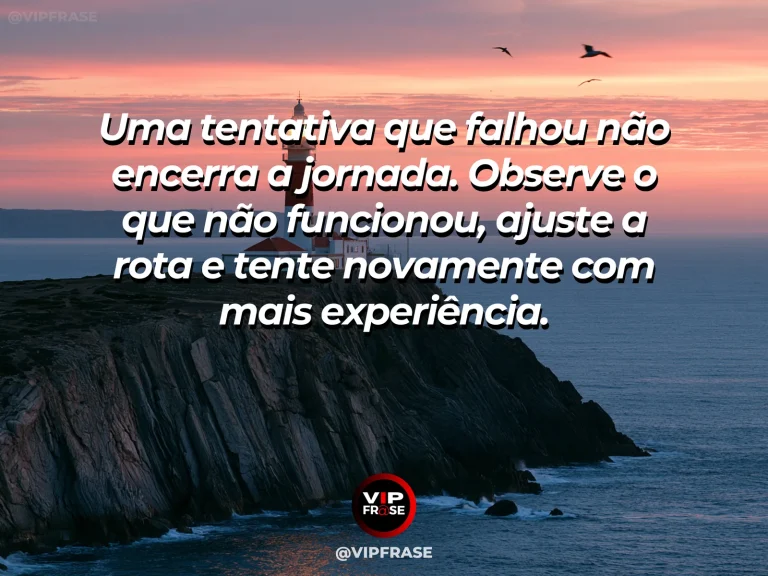 Mensagem motivacional sobre persistência com bússola e mapa sem textos