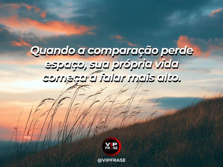 Frase reflexiva sobre autoestima, com flores diferentes em campo iluminado.