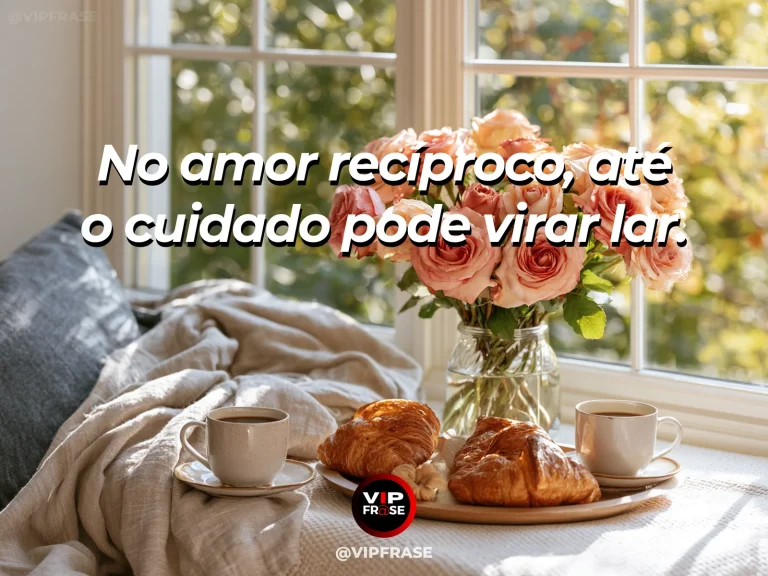 Frase sobre amor, com uma sala acolhedora com duas mantas.