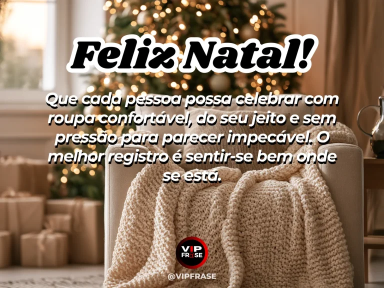 Arte de Natal sobre autoestima, paz, com sofá aconchegante com manta, meias quentes e árvore de Natal ao fundo em clima relaxante.