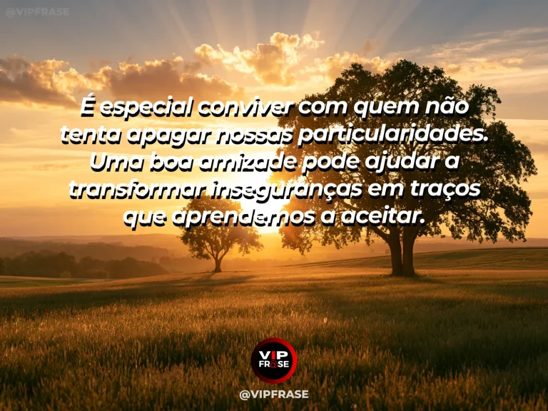 Mensagem sobre amizade, com cena de retrato espontâneo de dois amigos diferentes entre si, confiantes e confortáveis ao lado um do outro.