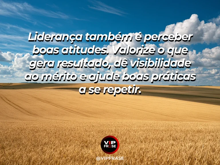 Mensagem motivacional sobre liderança e sucesso, com uma equipe celebrando discretamente um projeto concluído com sucesso.