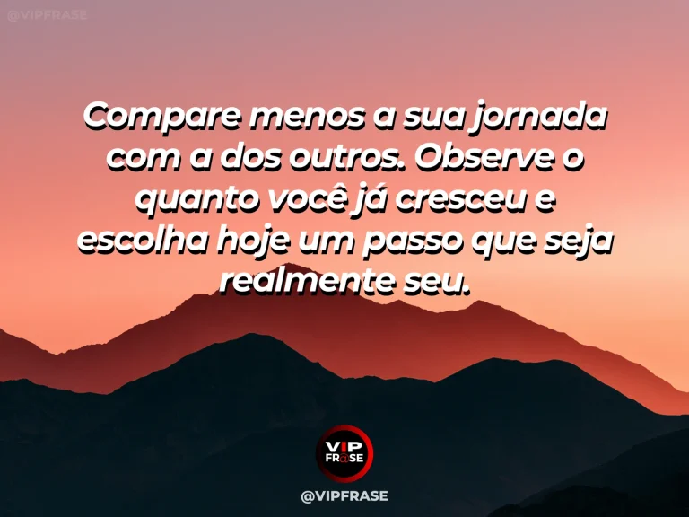 Frase motivacional sobre autoestima, com uma pessoa caminhando sozinha pela praia, com pegadas seguindo adiante.