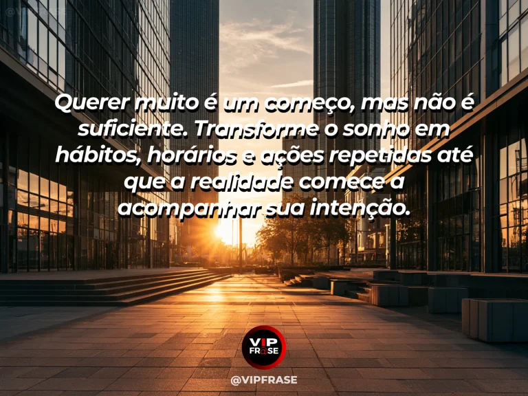Mensagem motivacional sobre sucesso com horizonte aberto
