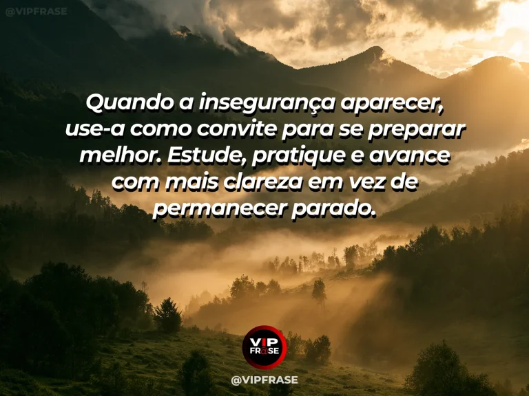 Mensagem motivacional sobre preparação com mesa de estudos organizada