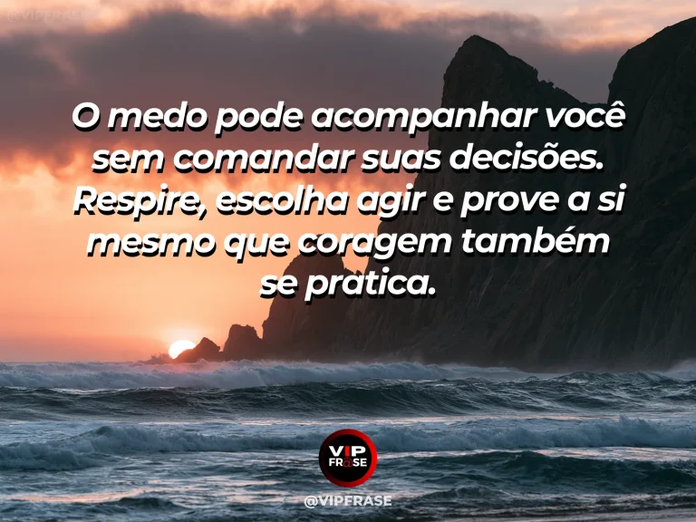 Arte motivacional sobre coragem, pessoa prestes a saltar de uma pedra para outra sobre um riacho, transmitindo coragem em ação.