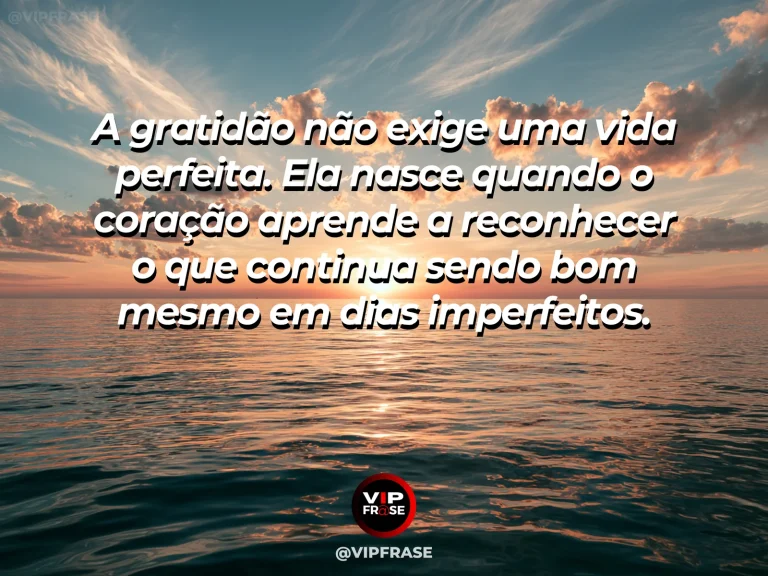 Mensagem de gratidão sobre um coração que aprende a agradecer, em paisagem tranquila ao amanhecer com horizonte amplo e luz suave