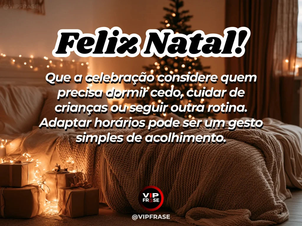 Arte de Natal sobre carinho, familia, com relógio discreto em sala natalina aconchegante com clima familiar e sereno.