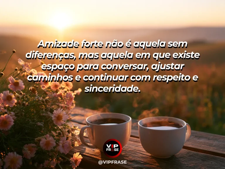 Mensagem sobre amizade em cena de friends having a calm reconciliation conversation at a quiet café corner.