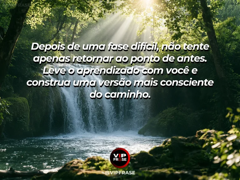 Arte motivacional sobre superação, pessoa deixando uma trilha antiga e seguindo por outra mais clara após atravessar terreno difícil.