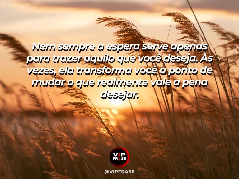 Mensagem de reflexão sobre sabedoria e esperanca, com jardim em diferentes estágios de florescimento sob luz de manhã, sugerindo tempo, crescimento e transformação.