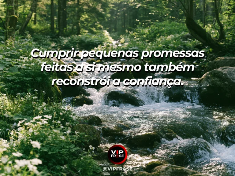 Frase de superação em small bridge built stone by stone across a stream.