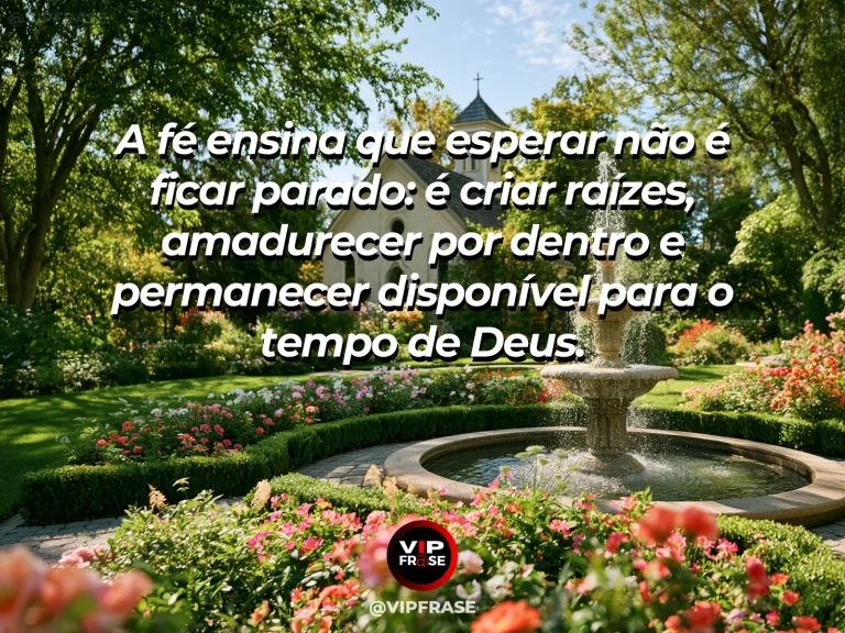 Frase de fé com olival antigo ao amanhecer, com brotos novos e luz dourada entre as árvores.