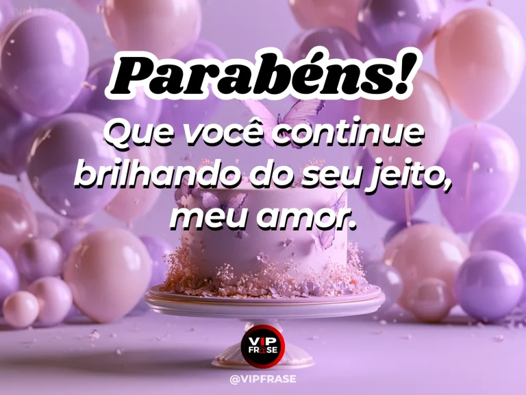 Mensagem de aniversário para esposa sobre valorização pessoal, com flores e luz natural.