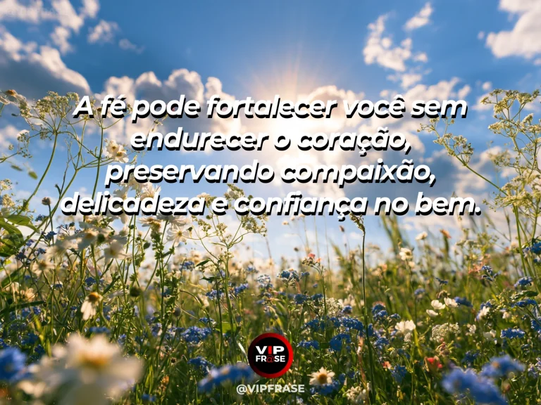 Mensagem de fé sobre fé, força e delicadeza, com peônias coloridas florescendo ao lado de rochas firmes.