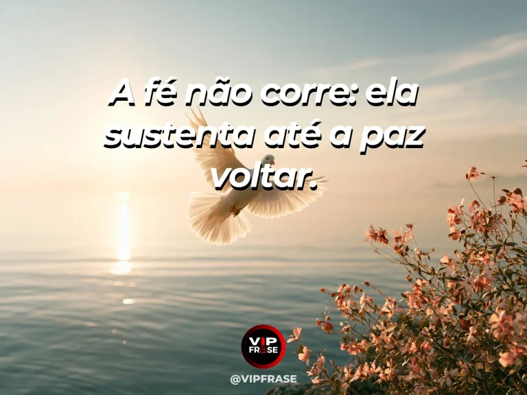 Mensagem de fé e paz com gruta marinha aberta para um oceano luminoso.