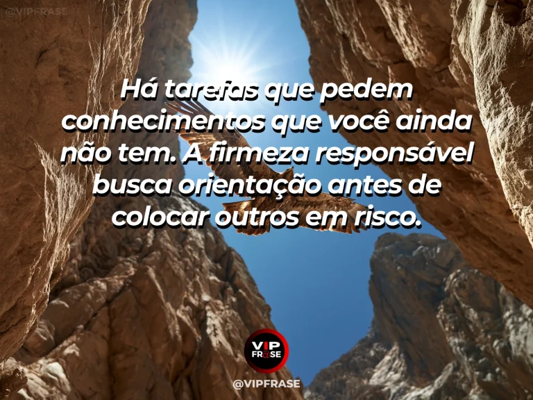 Mensagem de força sobre a força de reconhecer limites de preparo, com farol iluminando caminho entre falésias costeiras.