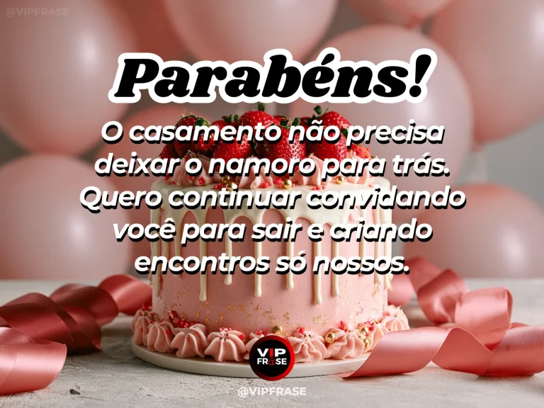 Mensagem de aniversário para esposa sobre amor e cumplicidade, com cenário romântico iluminado.