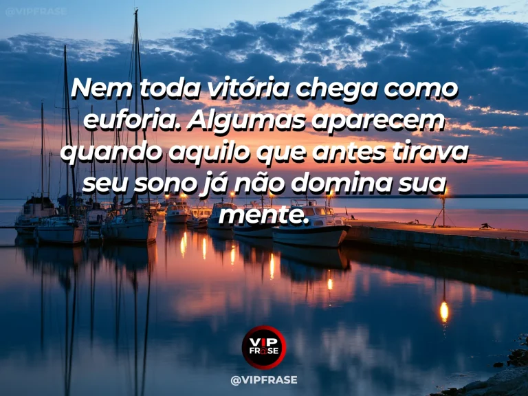 Mensagem de superação em cenário natural sobre a paz pode ser sinal de que você venceu.