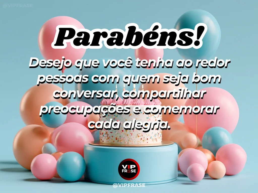 Mensagem de aniversário para WhatsApp sobre carinho, com cozy birthday celebration table set for close companions with flowers.
