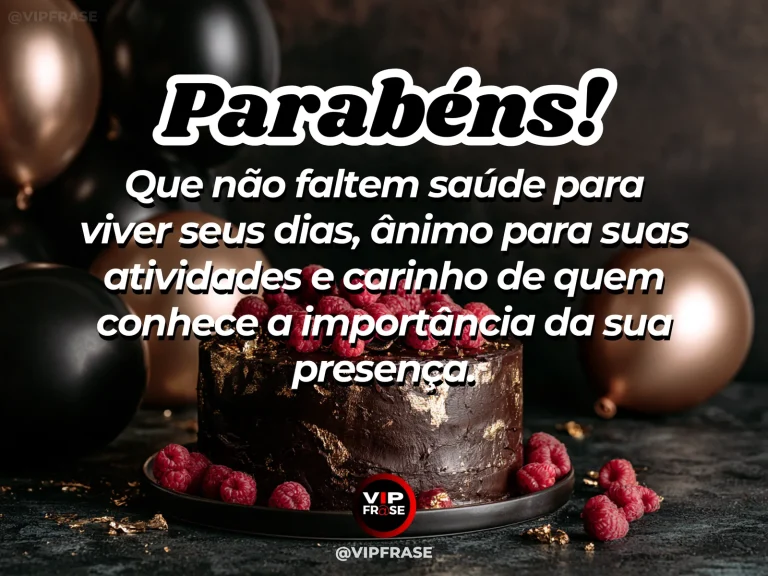 Mensagem de aniversário para WhatsApp sobre carinho, com fresh flowering garden and wholesome fruit birthday cake in daylight.