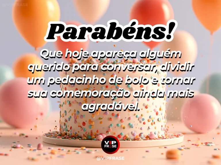 Mensagem de aniversário para WhatsApp sobre carinho, com welcoming home birthday table set with two cake plates and fresh flowers.