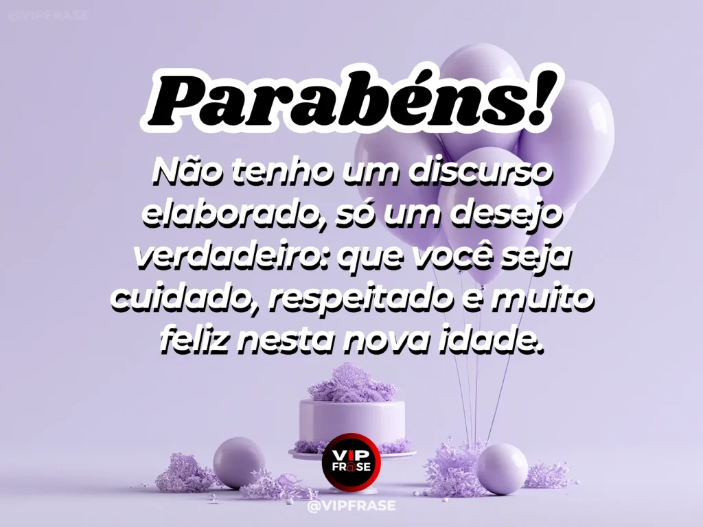 Mensagem de aniversário para WhatsApp sobre carinho, com simple delicate birthday cake against soft warm natural backdrop.