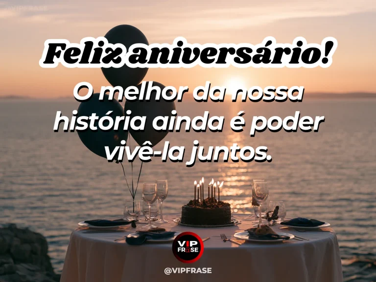 Mensagem de aniversário para marido sobre amor, com decoração acolhedora.